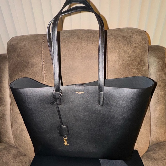 Saint Laurent Shopping Leather Tote - Picture 2 of 12